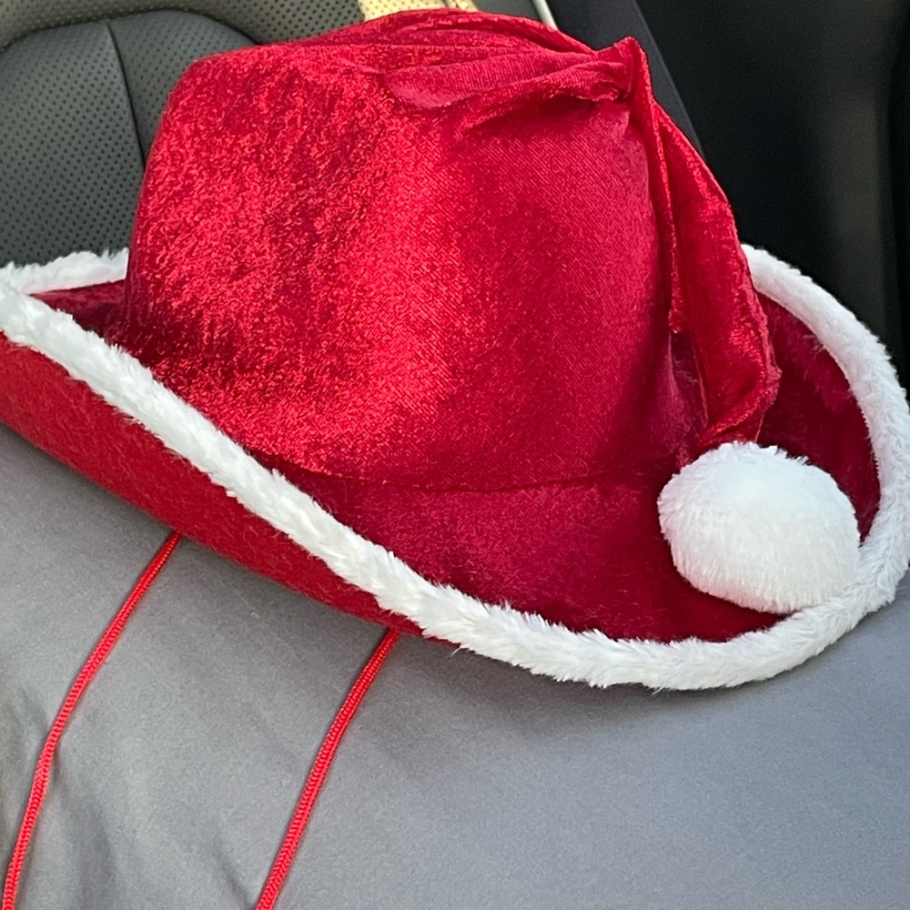 Festive Red Santa Hat for Adults